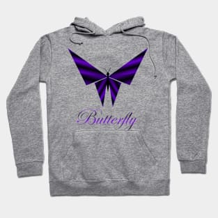 Metallic butterfly Hoodie